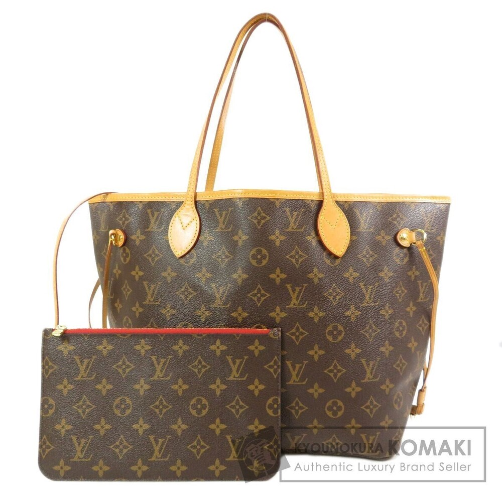 Louis Vuitton Neverfull Tote Bag Monogram Canvas Brown